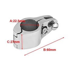 보트 LED 피팅 스테인리스 슬라이드 탑 힌지 설치 30mm 스틸 간편 조 32mm 22mm 25mm 해양 비미니 하드웨어 316, 1개
