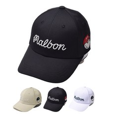 [백화점]말본 모자 버킷 볼캡 B-CAP 골프모자, M/L, 블랙_BK, 1개 - 말본골프