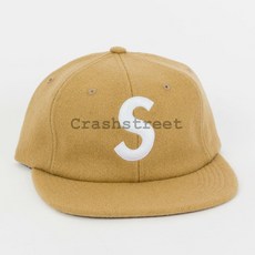 105677 슈프림 FW15 울 S 로고 6-Panel 캠프 캡 박스 로고