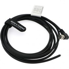 앨빈의 케이블 히로세 6핀 여성 HR10A 7P 6S to 플라잉 리드 파워 I/O for Basler GIGE AVT Sony CCD 카메라 5M|16.4ft, 9.8ft/3m_Right angle 6 Pin C-T, 1개