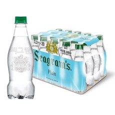 씨그램 450ml x 20pet 플레인 라벨프리 탄산수 탄산음료