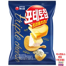 농심 포테토칩 트리플치즈맛 50g / 치즈 단짠, 10개