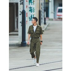 점프수트남자반팔