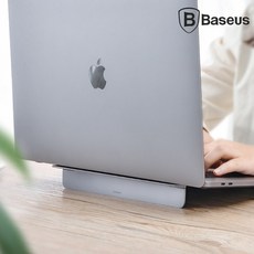 BASEUS 정품판매점 심플 부착형 노트북 거치대 받침대 홀더,