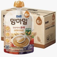 매일 맘마밀 오트밀사과프룬 100g 10팩, 10개 - 맘마밀오트밀