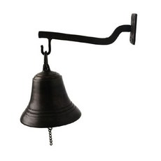 주물 학교종 걸이 소 엔틱 다용도 후크 소품 수납, 1