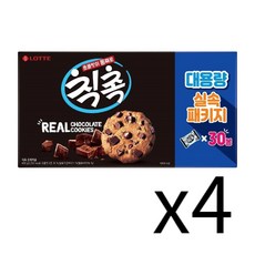 롯데웰푸드 칙촉 실속패키지, 450g, 4개