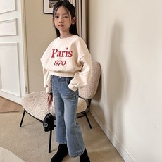 콤마 기모청부츠컷(중청)유아 여아 아기 키즈 주니어