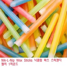 닉클립 왁스 스틱캔디 젤리 1파운드 Nik-L-Nip Wax Sticks, 1개, 453g