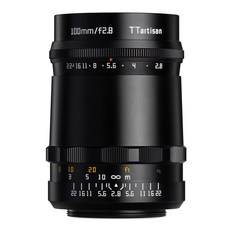 티티아티산 100mm F2.8 마이크로포서드 버블보케 렌즈