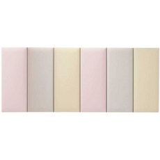 벽 쿠션 대형 매트 침대가드 벽면 충격 보호 쿠션, 그레이 20x50cm테크니컬 크로스 10개, 1개