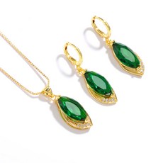 에메랄드링귀걸이