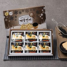 자연맛남 [엘가] 수제 쿠키 겨울연서 흑깨 랑그드샤(소) 12개입
