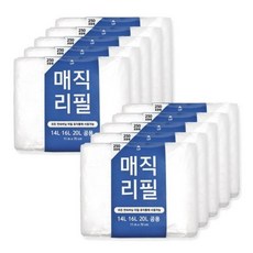 타사호환 리필봉투 튼튼한 센스큐 매직리필 s25 10묶음, 단품