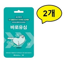 KT 바로유심(셀프개통) 2개