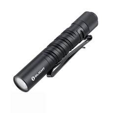 OLIGHT I3T EOS 180루멘 듀얼 출력 슬림 EDC 손전등 캠핑 및 하이킹용 테일 스위치 AAA 배터리 포함146961, 블랙, 1개, 블랙