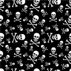 하바행크 노벨티 Skull Crossbones 반다나 등산손수건 스카프 헤어밴드