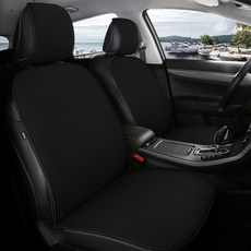 쏘렌토 신형SM3 아반때MD 올뉴투싼 2020봉고 통풍 메쉬디자인 논슬립 차량 앞좌석 시트커버 뒷좌석 방석 베르노 시트커버방석, 시트커버(1p), 블랙