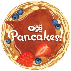 (영문도서) Made with Love: Pancakes! Board Books, Chronicle Books
