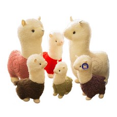 규마켓 알파카 라마 인형 25cm~100cm 사이즈 색상 동물인형, 퍼플, 38cm