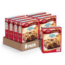 Betty Crocker Delights Cookie Brownie Bar Mix 17. Betty Crocker Delights 쿠키 브라우니 바 믹스 17.4 oz. (8개, 493g, 8개