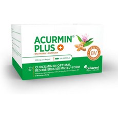 Acurmin 미셀화 커큐민 캡슐 초고용량 비타민 D3 함유, 180정, 1개