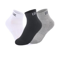 [매장동일][3족세트] 커터앤벅 24SS 남/여 큐브 쿠션 골프기능성 양말 SC45001, 블랙, 여자(225~250), 여자(225~250)