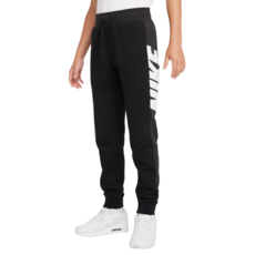 NIKE Kids Raised Pants 黑色 Swoosh 運動褲