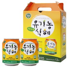 삼육 7분도 현미쌀로만든 유기농식혜 238mlx12캔, 12캔, 238ml