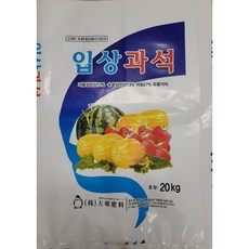 식물 비료 텃밭 인산 고추 입상과석 20KG, 1개, 20000g