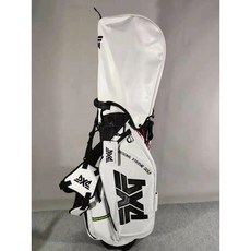 새로운 골프 가방 남성용 골프 스탠드 가방 휴대용 배낭 방수 블랙 화이트, 하얀색