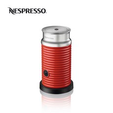 우유거품기 NESPRESSO우유거품 기계 Aeroccino3우유거품 기전 자동 밀크포머 우유거품, T02-레드색
