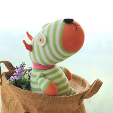 견과 오리지널제작 핸드메이드 스트라이프 단가라 웰트 개 DIY 재료 가방 2건, 그린 백줄