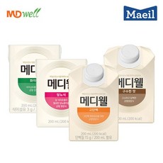 메디웰 메디웰 고단백/구수한맛/당뇨식/화이바, 상세 설명 참조, 메디웰 화이바 1박스 (200ml x 24팩)