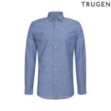 트루젠 트루젠 샴브레이 하트 셔츠_BLUE_TG8F9-MRC710