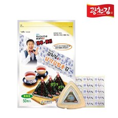 광천김 달인 김병만의 삼각김밥용김 50매x2봉 무조미 +삼각틀, 달인삼각김밥(50매)*2봉(무조미)+삼각틀1, 없음