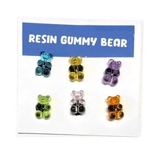 Gummy Bears Haribo Croc 신발 참 만화 소녀 어린이 디즈니 큐트 (레진으로 제작) 레진 레진