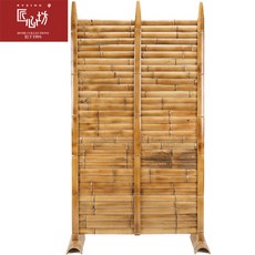 정원 가림막 야외 식물화분가림막 이동식 간편한 원목 나무, 대나무 화면 길이80cm 높이150cm