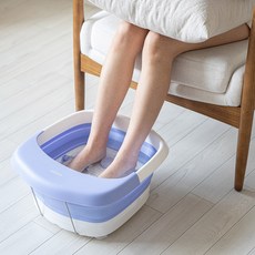 편리한 접이식 발마사지 발바닥 지압 족욕기, 기본