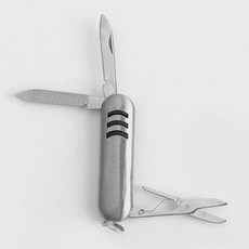 포켓 나이프 낚시 멀티툴 캠핑용 접이식 다기능 6x2cm 생존도구, 1개