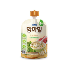 맘마밀 매일 안심이유식 9개월부터, 100g, 10개, 혼합맛(시금치/연근/소고기)