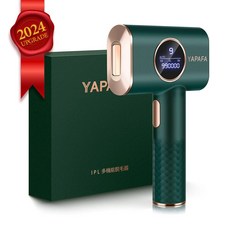  24년 신제품 일본YAPAFA(정품) 최신 IPL광 무통 전신제모기 가정용 제모기 레이저제모기 브라질리언 비키니라인, 그린 