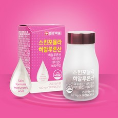 일양약품 스킨포뮬라 히알루론산 500mg x 60캡슐 1개월분 보습