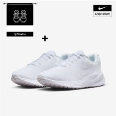 [나이키 정품] PREMIUM NIKE 레볼루션7 남여공용 발편한 경량 런닝화 운동화 + Living Door 신발주머니