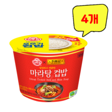 오뚜기 마라탕 컵밥, 4개, 302g