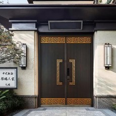 단독주택 대문 별장 전원주택 정원 가든 중국식 빌라 안뜰에 입주하여 진짜 아연화합금 스테인리스 철금 도금 알루미늄 문 예홍을 만들다, 08 순동 1.0