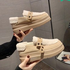 도니와 여성 겨울 슬립온 뽀글이 운동화 데일리슈즈 편한단화 털안감 예쁜 키높이 슬립온