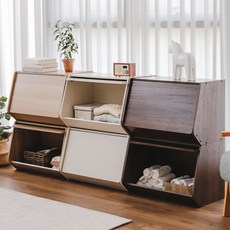 1+1 아이리스코리아 원목 도어형 수납 펠리컨 공간박스 STB-600D 328039, [1+1] 화이트