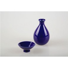[요리하는남자들] 토우가 도쿠리 300ml 사케병 / 사케잔 (4종 컬러), 코발트블루 사케 잔