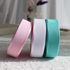 반짝이리본코사지